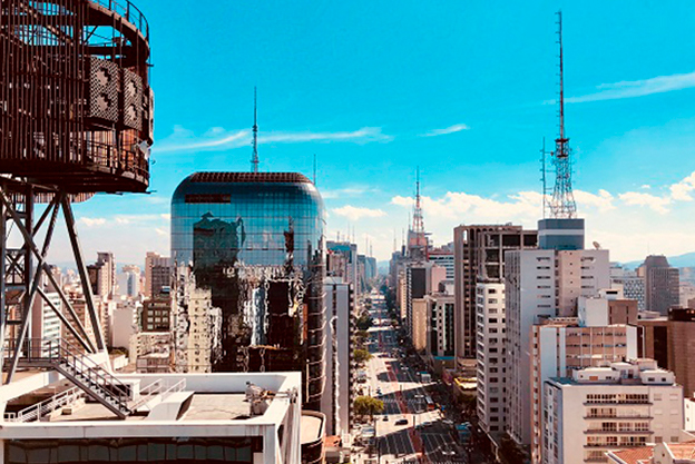 Avenida Paulista vista do alto